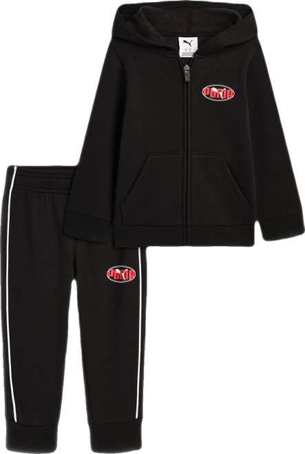 PUMA Matching Setss' Zip-Up Fleece Sweatshirt and Joggers, Toddlers