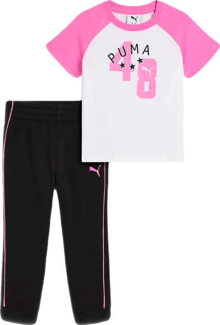 PUMA Matching Setss' T-Shirt and Fleece Joggers, Toddlers