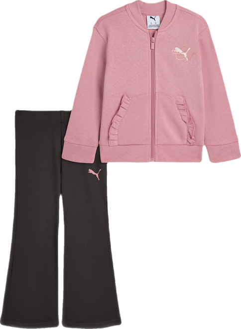 PUMA Matching Setss' Fleece Jacket and Flare Leggings, Toddlers