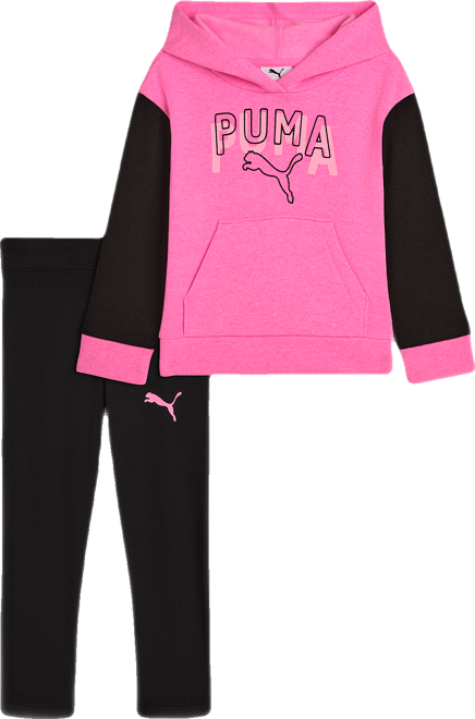 PUMA Matching Setss' Fleece Sweatshirt and Leggings, Toddlers