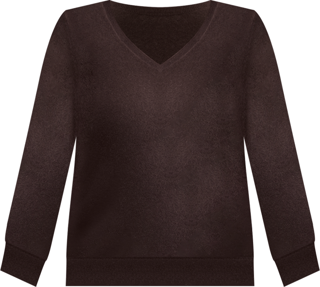 Plus Size 100% Cashmere V-Neck Sweater, Macy's Exclusive