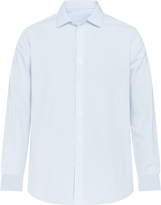 Men's Refined Cotton Stretch Regular Fit Dress Shirt