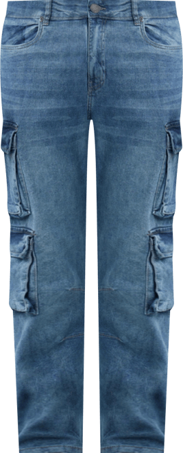 Men's Straight Fit Cargo Jeans