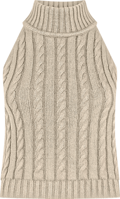 Women's Wild Silk Sleeveless Sweater