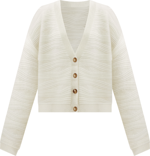 Women's Elegant V-Neck Cashmere Cardigan