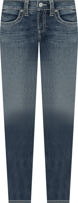 Women's Suki Mid Rise Curvy Fit Straight Leg Jeans