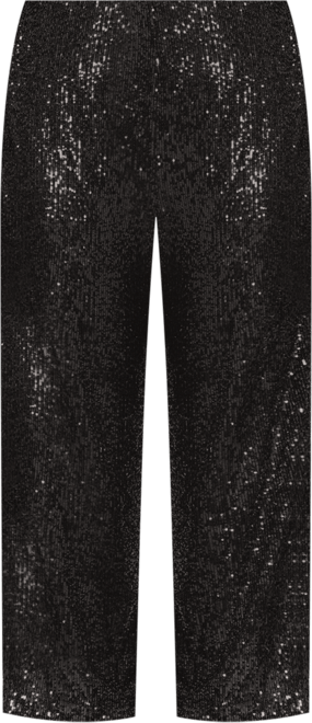 Plus Size Sequin Pull On Pants