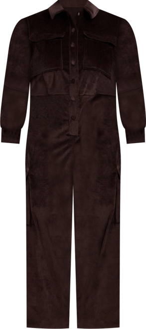 Women's Plus Size Corduroy Jumpsuit