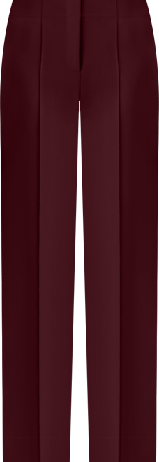 Women's Silk-Wool Twill Flare Pants