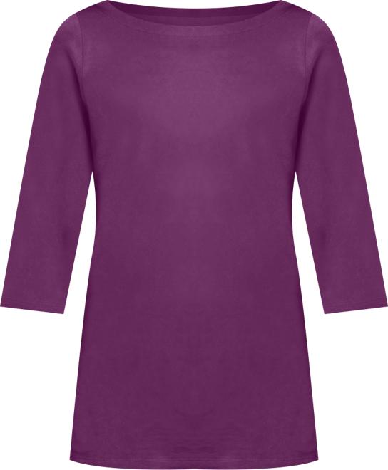 Women's Within Perfect Three-Quarter Sleeve Boatneck Tee