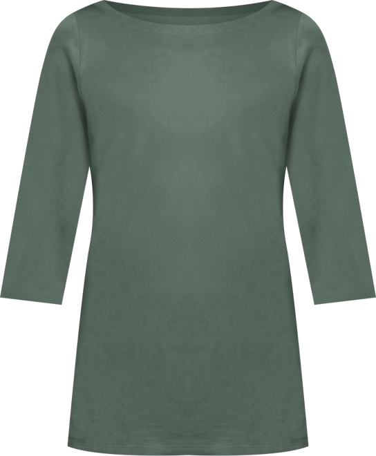 Women's Within Perfect Three-Quarter Sleeve Boatneck Tee