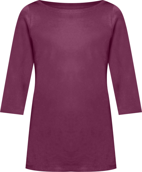 Women's Within Perfect Three-Quarter Sleeve Boatneck Tee