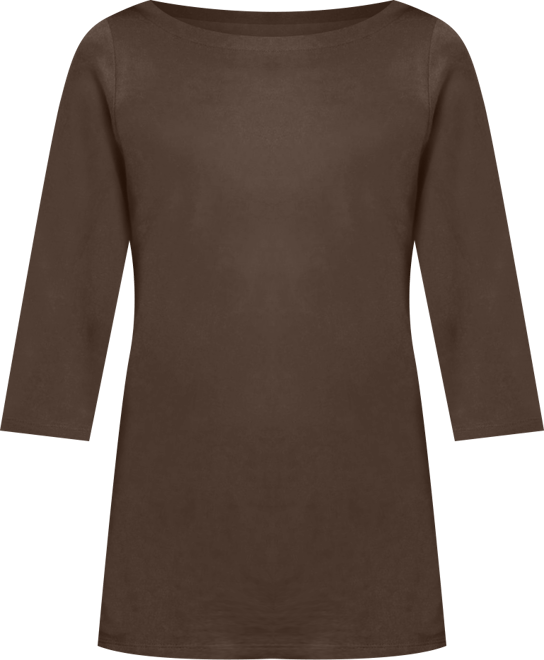 Women's Within Perfect Three-Quarter Sleeve Boatneck Tee