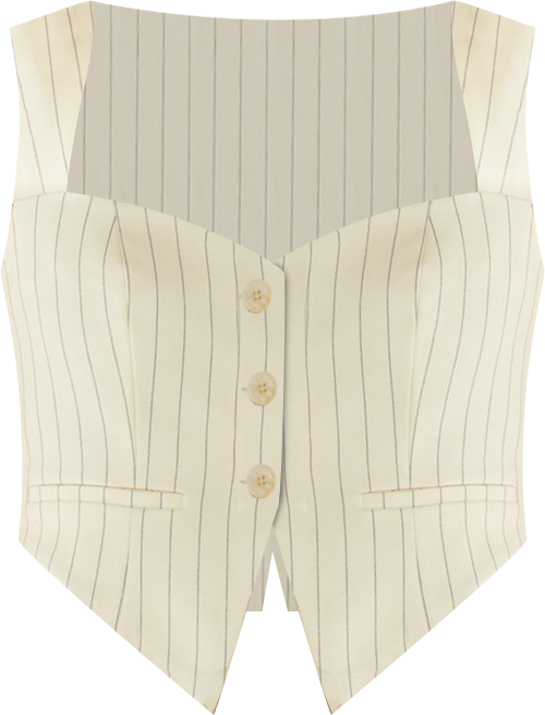 Women's Pinstripe Tailored Vest
