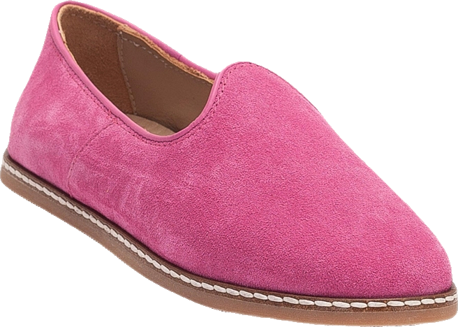 Istanbul Suede Leather Slip On Flats (Women)