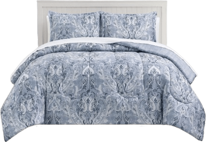 Leah Damask 3-Pc. Comforter Sets