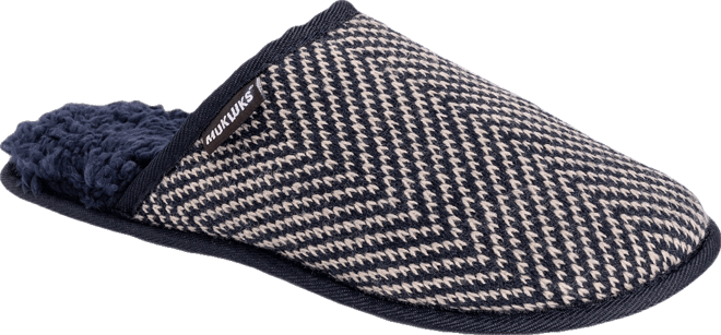 Men's Gavin Scuff Slippers, Dark Sapphire, Small