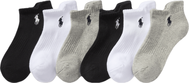 Women's 6-Pk. Low-Cut Half-Cushion Tab Socks 727998PK2Z
