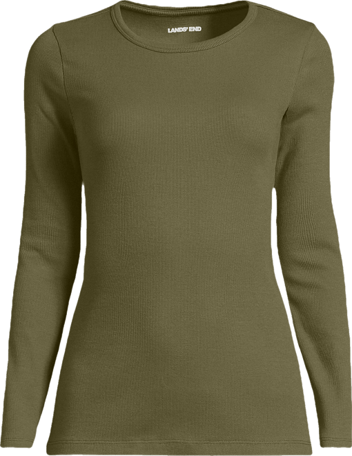 Women's Long Sleeve Micro Rib T-Shirt