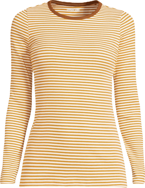 Women's Long Sleeve Micro Rib T-Shirt