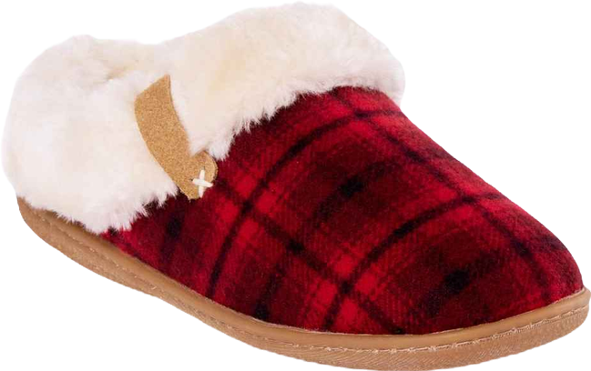 Women's Camp Collar Scuff Slippers