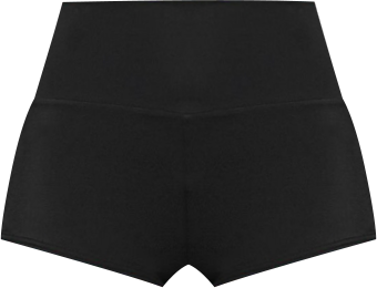 Women's Tugless High Waisted Swim Boy Shorts