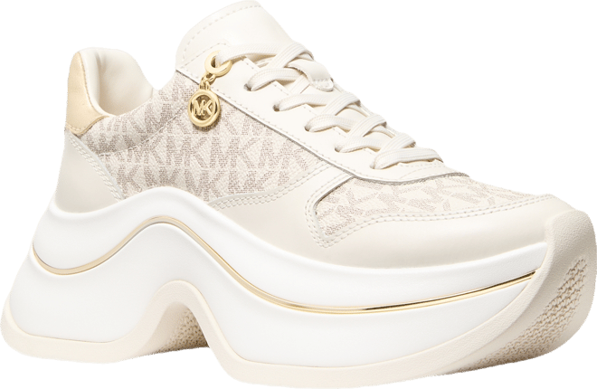 (取寄) マイケルコース レディース アーラ トレーナー MICHAEL Michael Kors women Arla Trainer Optic White 取寄) マイケルコース レディース アーラ トレーナー MICHAEL Michael