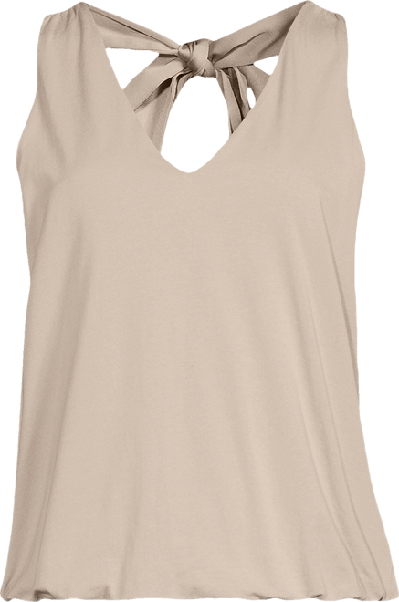 Women's Lightweight Jersey Blouson Vneck Tank