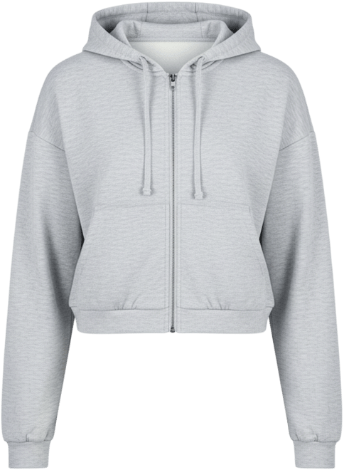 Juniors' Zip-Up Scuba Sweatshirt