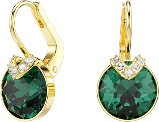 Bella V Gold-Tone Plated Drop Earrings