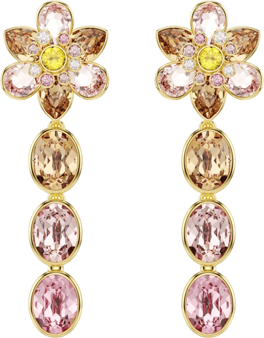 Idyllia Gold-Tone Plated Drop Earrings