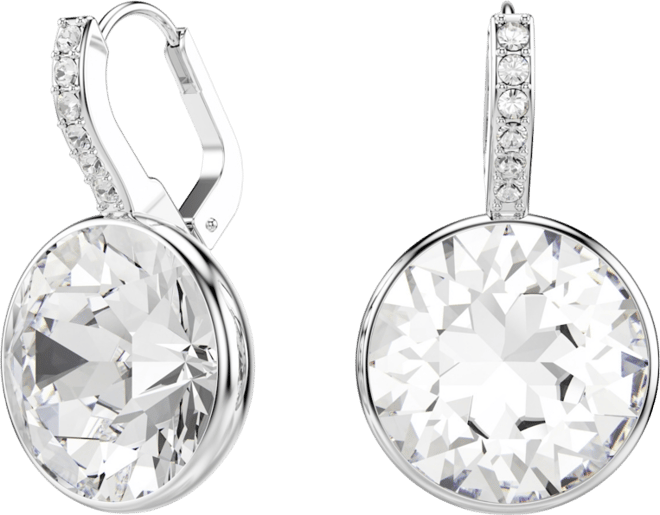 Millenia Rhodium Plated Drop Earrings