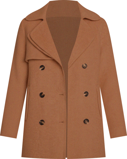 Women's Wanna Be Loved Wool Blend Peacoat