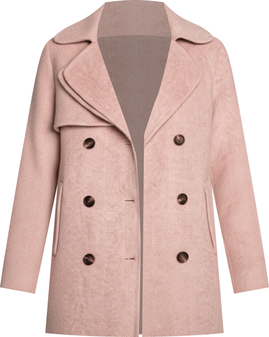 Women's Wanna Be Loved Wool Blend Peacoat