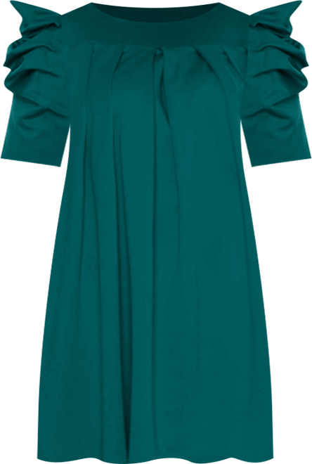 Women's Plus Size Zaya Pleated Swing Dress