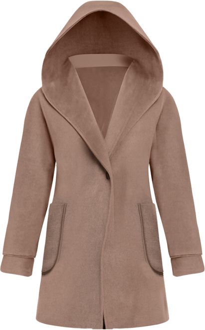Women's Next To You Hooded Wool Blend Coat