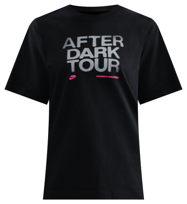 Nike After Dark Tour Playera de manga corta holgada para mujer
