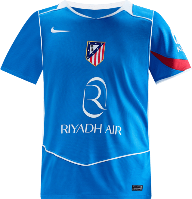 Atlético Madrid 2025/26 Stadium Third Men's Nike Dri-FIT Total 90 Soccer Replica Jersey