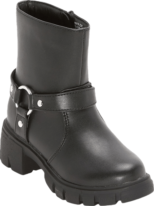 Thereabouts Little & Big Kid Girls Zuri Chunky Heel Motorcycle