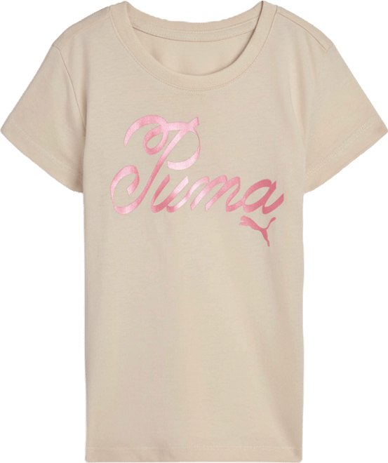 PUMA Bow Society Little Kids' Cotton Jersey T-Shirt