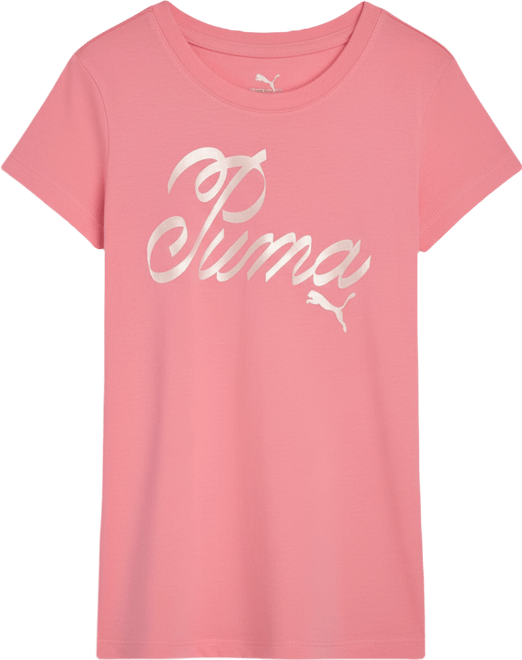 PUMA Bow Society Little Kids' Cotton Jersey T-Shirt