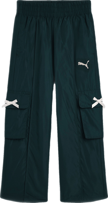 PUMA Bow Society Wide Leg Cargo Pants, Toddlers