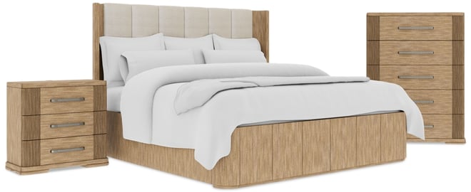 Frandlyn 3-Pc. Queen Bedroom Set (Bed, Chest & Nightstand)