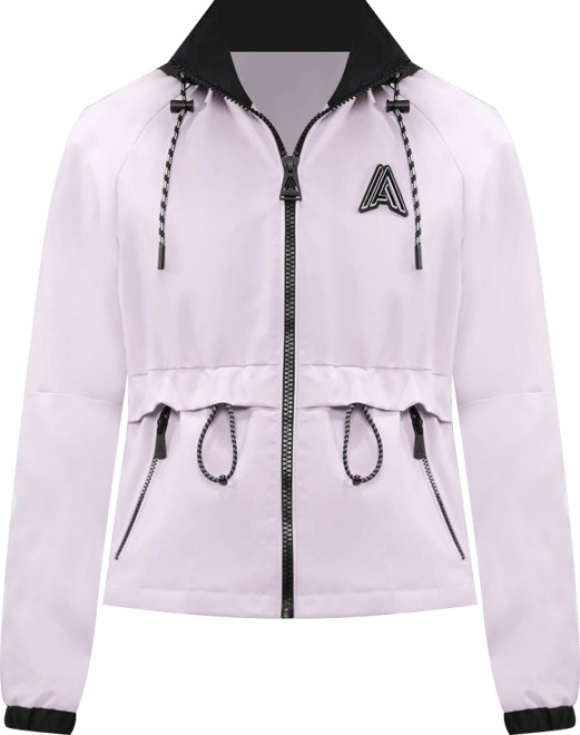 Women's Enneth Hooded Windbreaker with Adjustable waist