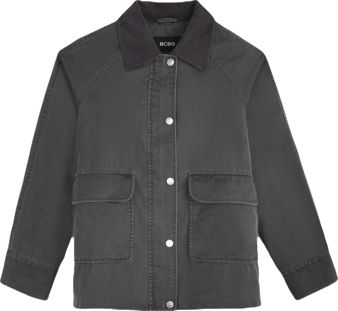 Women's Corduroy-Collar Barn Jacket, Exclusively at Macy's