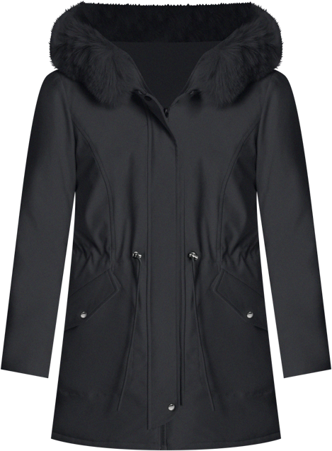 Women's Trim Hooded Anorak Puffer Coat