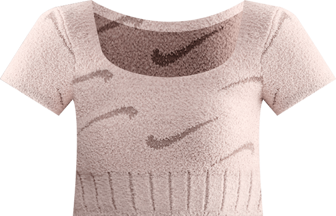Nike Sportswear Phoenix Cosy Bouclé Women's Short-Sleeve Cropped Knit Top