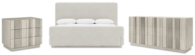 Tempo 3-Pc. Set (Queen Bed, Dresser & 32" Nightstand)
