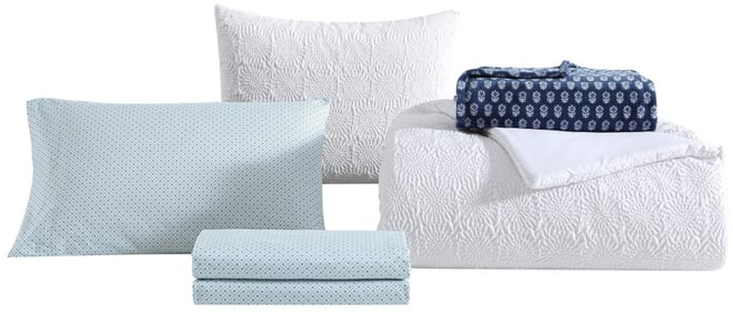 Embossed Sunflower 8-Pc. Comforter Set, Queen