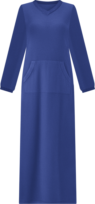 Women's Plus Size Long Sherpa Lounger